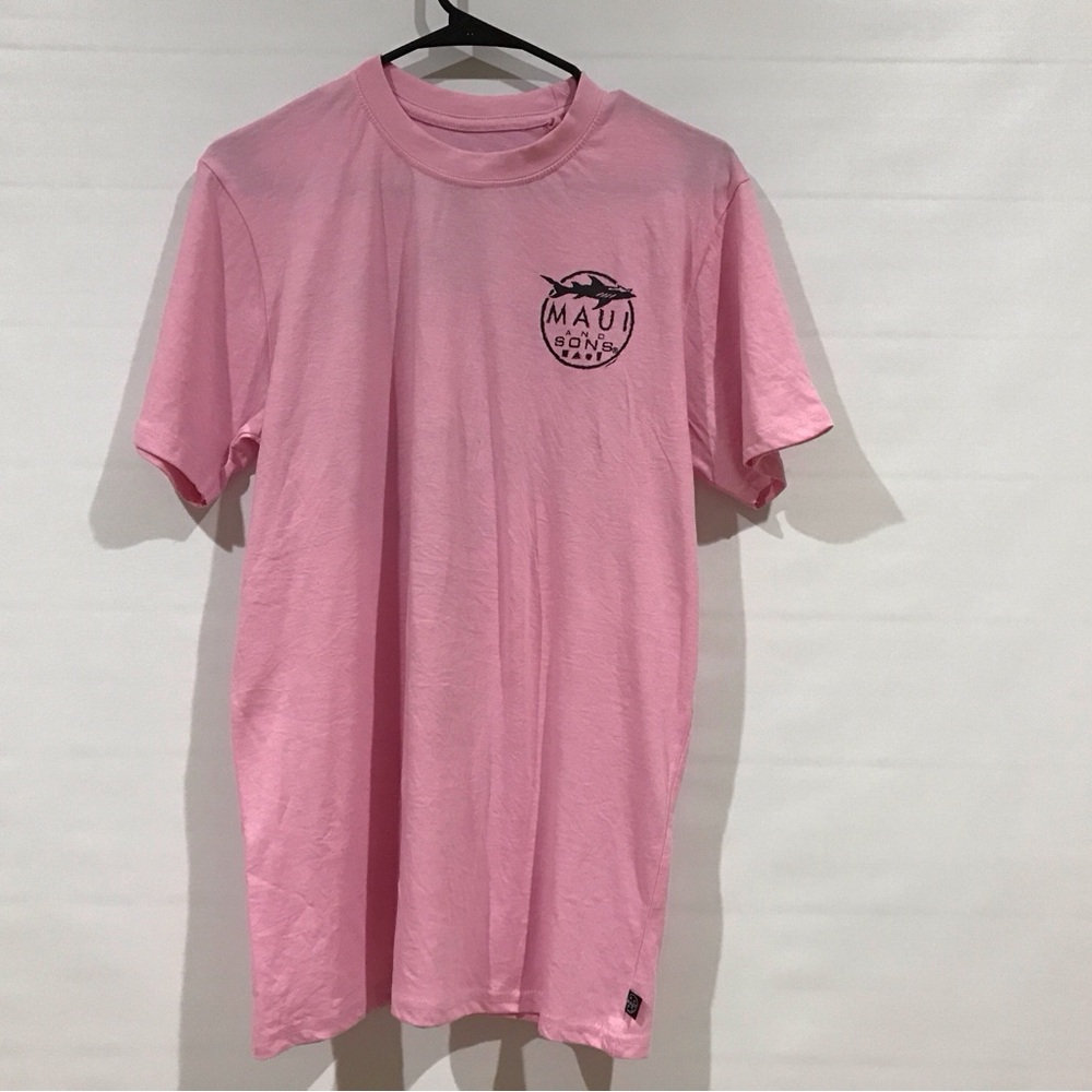 Maui and Sons Pink T-Shirt for Men
